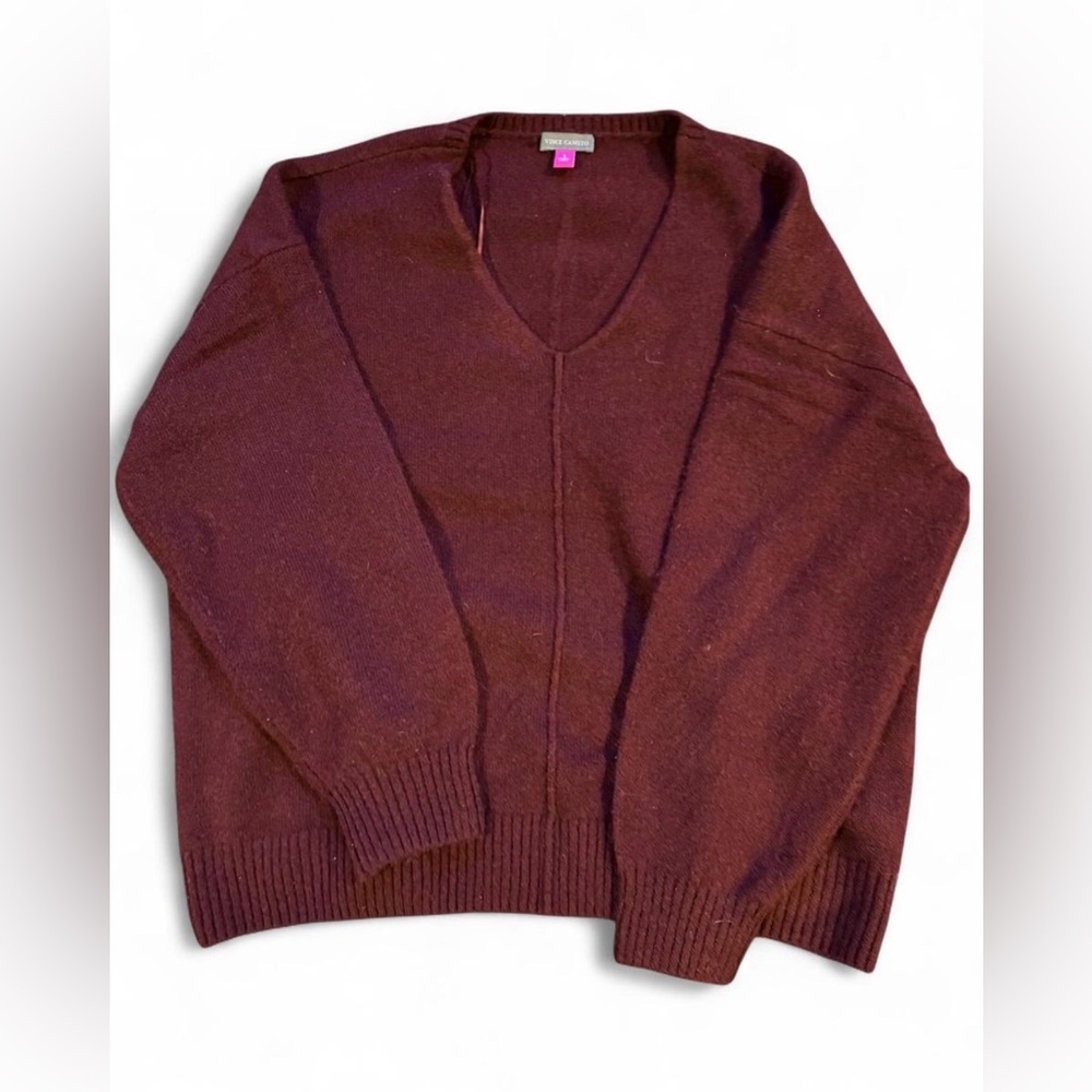 NWOT Vince Camuto Burgundy Knit Sweater